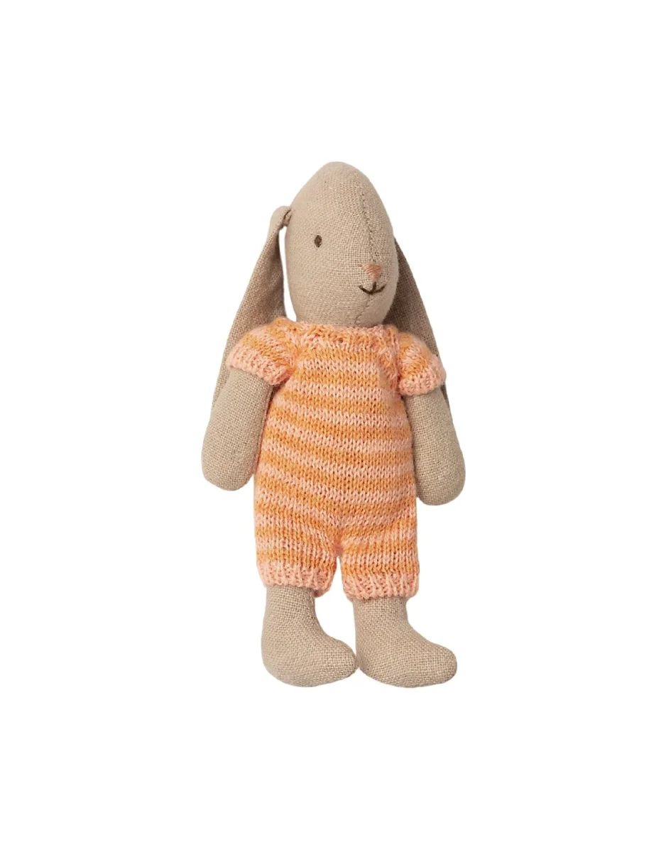 Lapin oreilles tombantes - Barboteuse lignée abricot - Maileg - Boutique Maman & Bébé – Produits Essentiels au Quotidien - {'count': 1, 'name': 'DRD'}