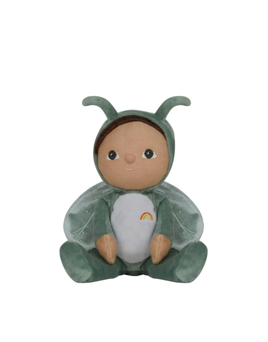 Poupée Dinky Dinkum - Gideon - sauterelle - Olli Ella - Boutique Maman & Bébé – Produits Essentiels au Quotidien RedCrab Ensemble de Jeu de Poupee Bebe avec Fonctions - Manger, Boire,  Dormir, 18 Accessoires Poupon avec Poupée, Chaise Haute, Biberon, Tétine,  Couches, Poupée Vêtements