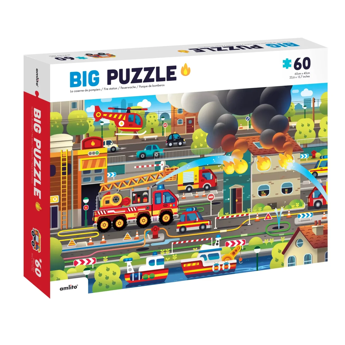 Big puzzle pompiers AMLITO ​Boulangerie Pâtisserie Pain Levain Viennoiseries