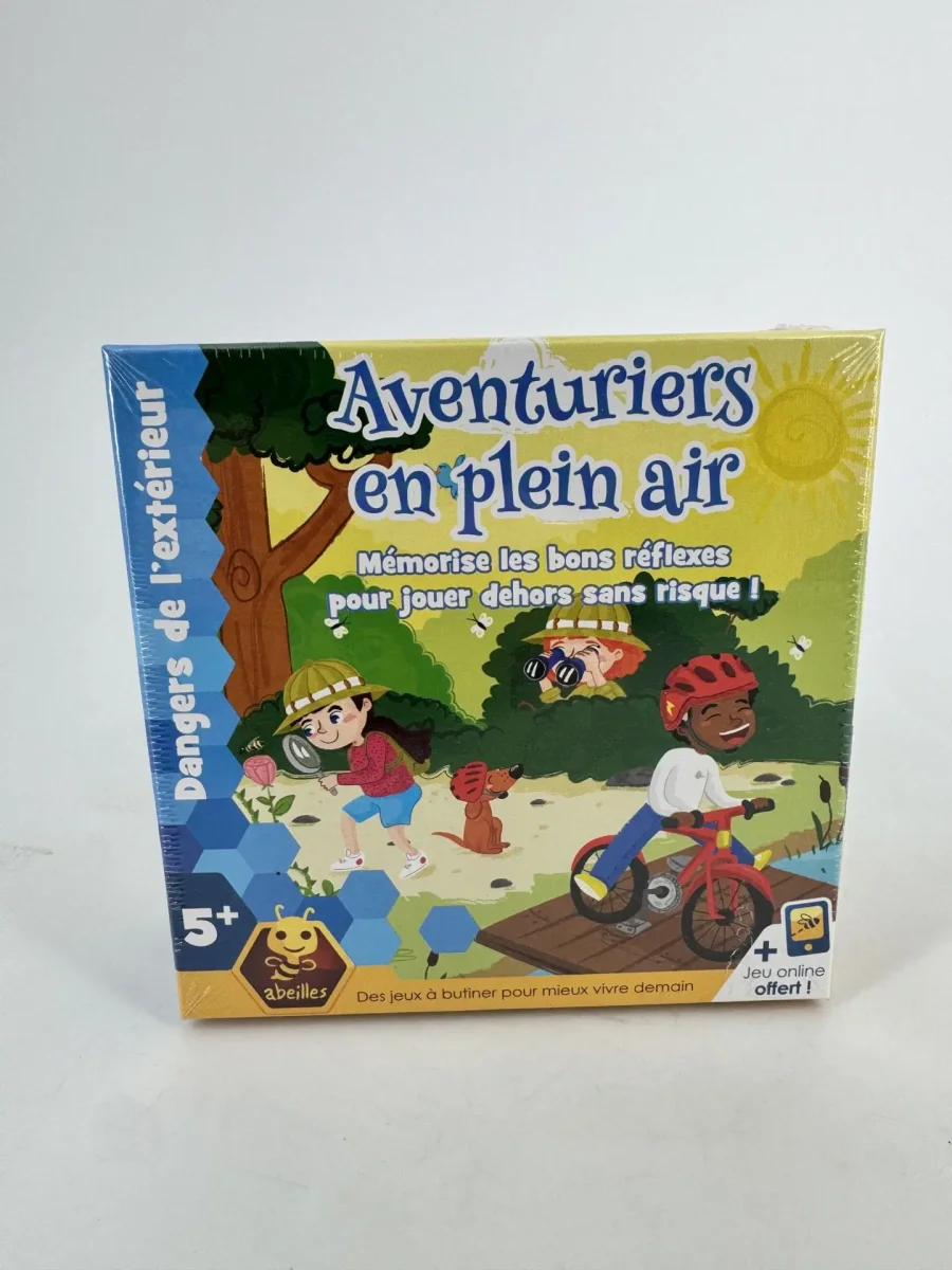 Aventuriers en plein air – Jeu de mémoire coopératif – Abeilles éditions 3760159430284 - Saldi Straordinari – Offerte Speciali Disponibili Adesso Abeille J49119 - Aires de jeux - Jeux en bois naturel durable Origin' -  Animaux