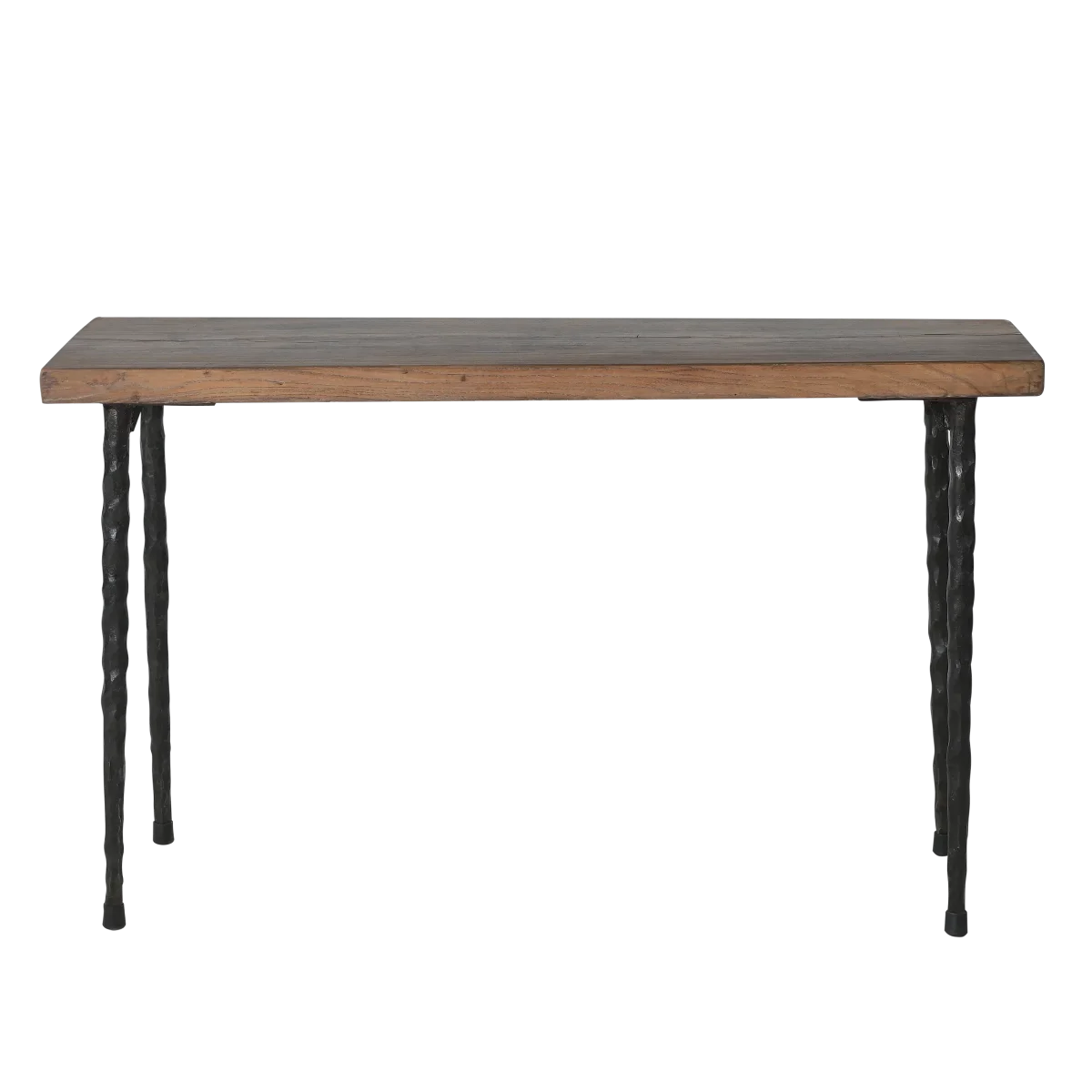 Haidong - Console en orme et fer n°1 - Univers maison taille et accessoires utiles pour une vie simplifiée
