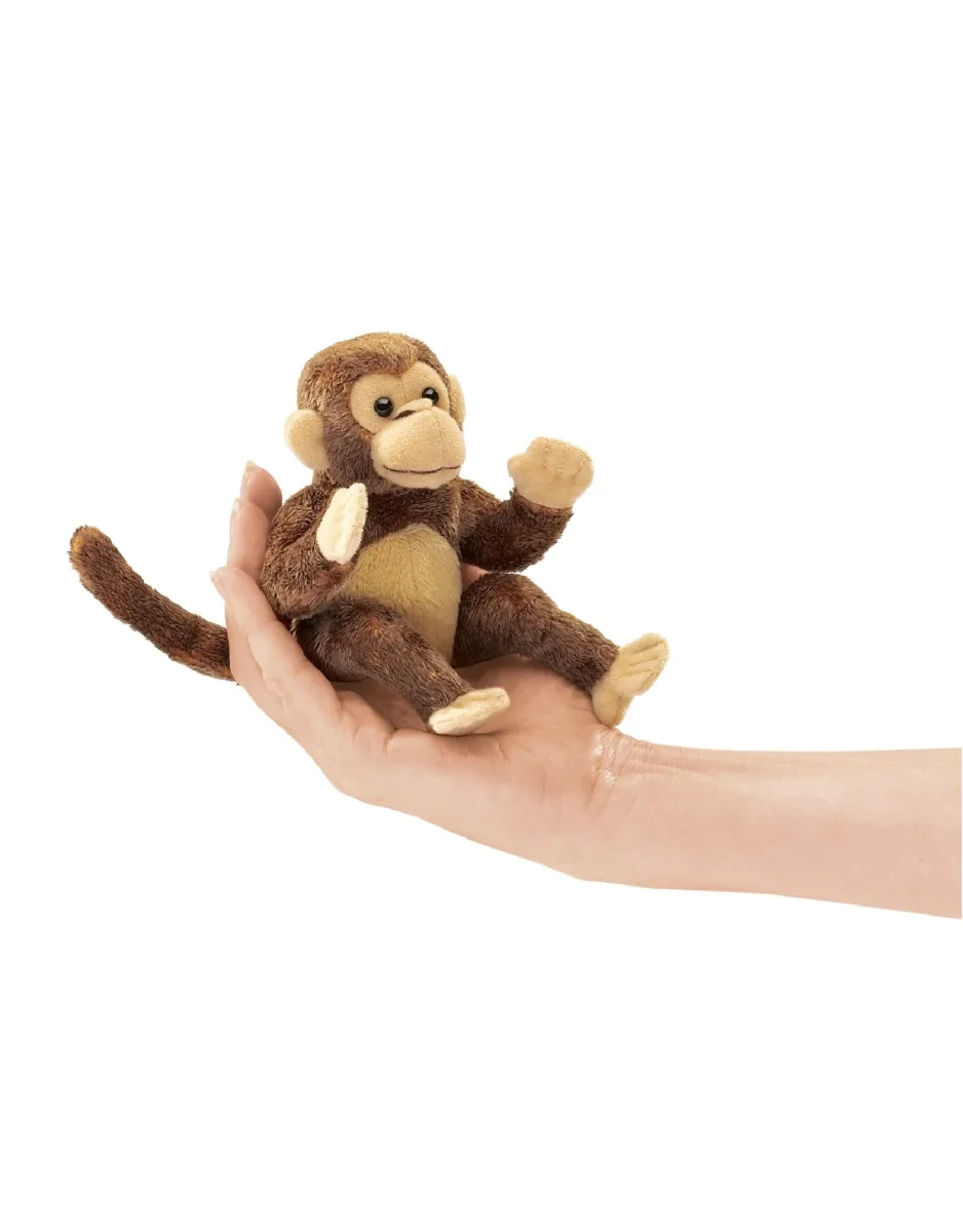 Marionnette à doigt - Petit singe - Folkmanis - Boutique Maman & ferme Bébé – Produits Essentiels au Quotidien