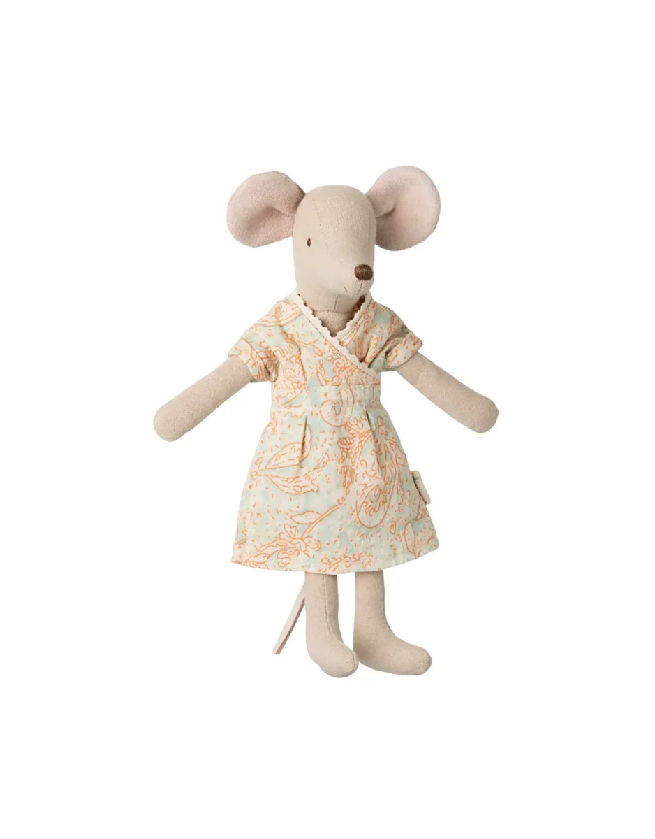 Maman souris Nude avec robe pastel - Maileg - Boutique Maman & Bébé – Produits Essentiels au Quotidien
