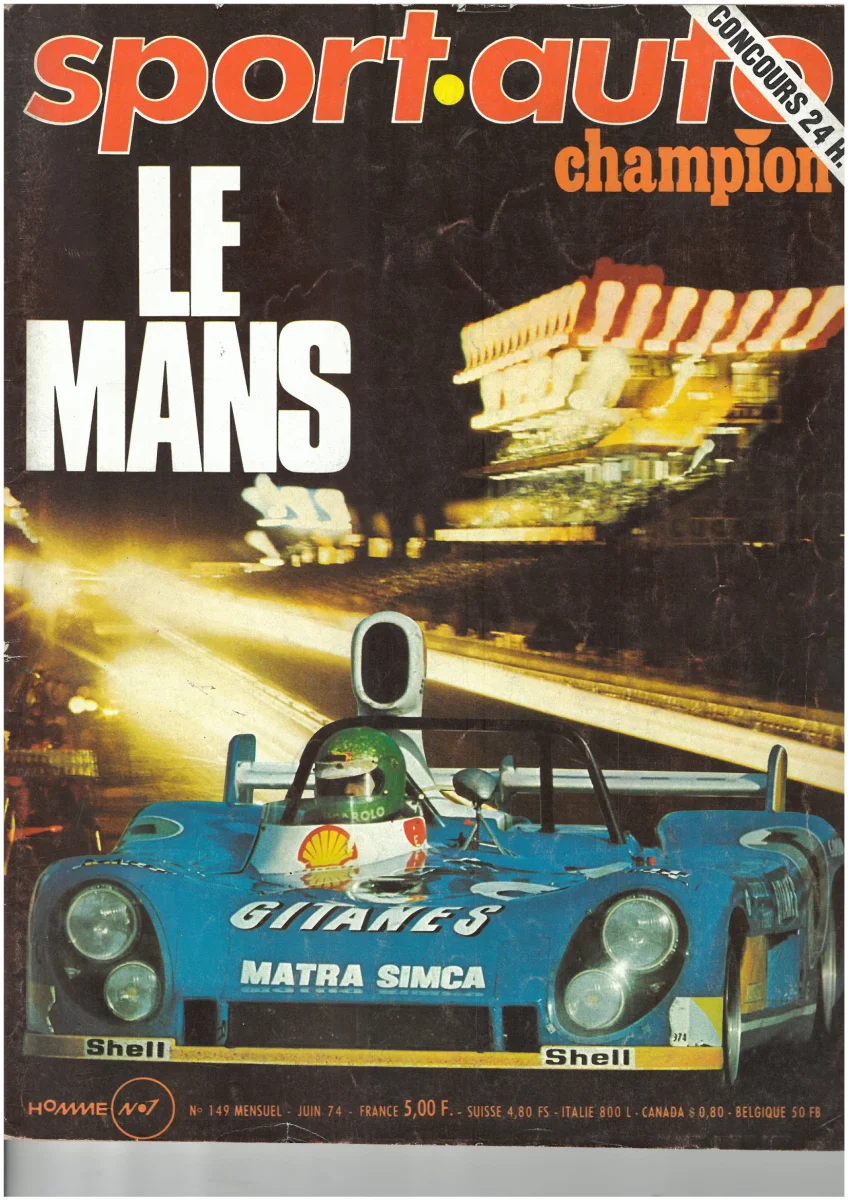 Sport Auto N°149 JUIN 1974 GP ESPAGNE BELGIQUE 1000 KM MONZA SPA SAFARI - Vins Rouges Harmonieux pour Chaque Occasion - {'count': 1, 'name': 'independant'}
