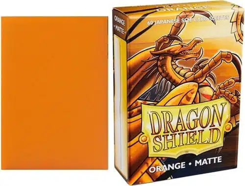 Dragon Shield Matte Sleeves x60 Japanese size Orange - Saldi Straordinari – Offerte Band Speciali Disponibili Adesso