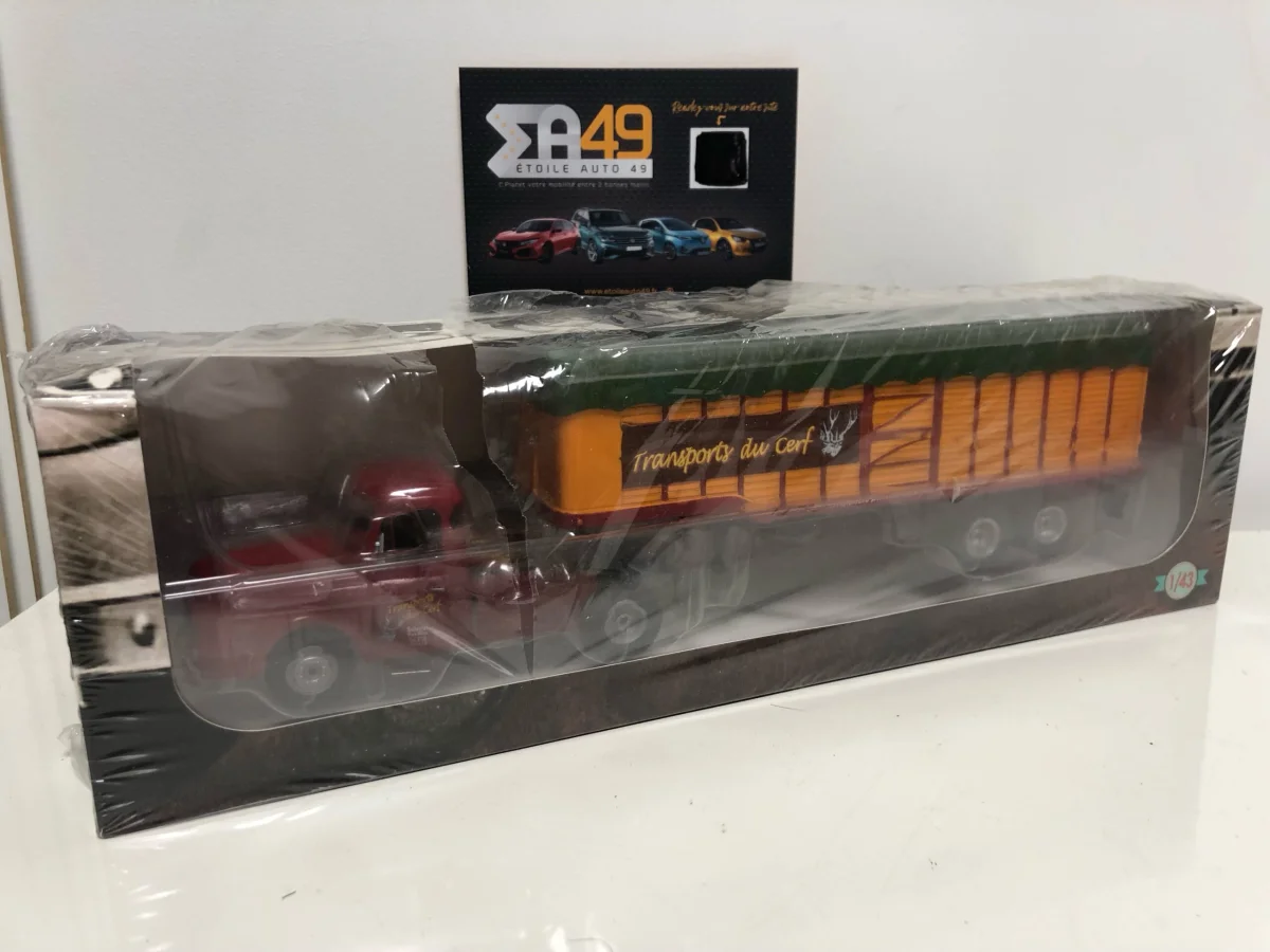 Miniature Camion Transports Cerf 1/43 Vins Rouges Harmonieux Occasion