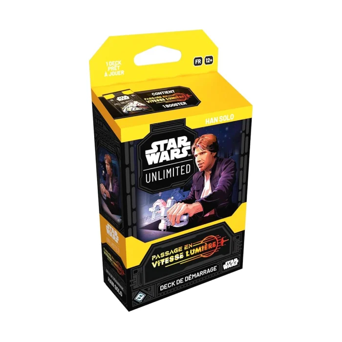 Star Wars Unlimited Deck Démarrage Han Solo Set Passage vitesse lumière FR Vins Rouges Harmonieux Occasion
