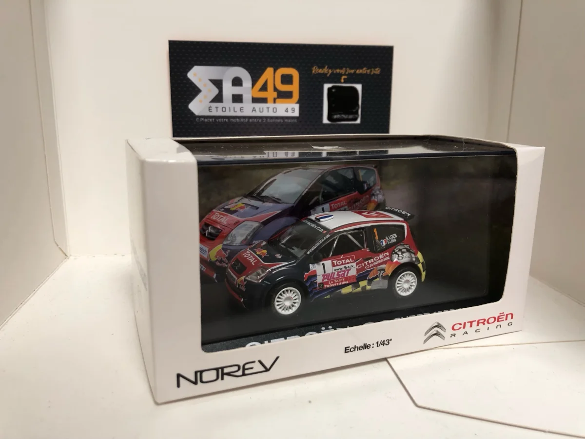 Miniature Citroën C2 Super 1600 Norev 1/43 - Vins Rouges Harmonieux pour Minimerc Chaque Occasion