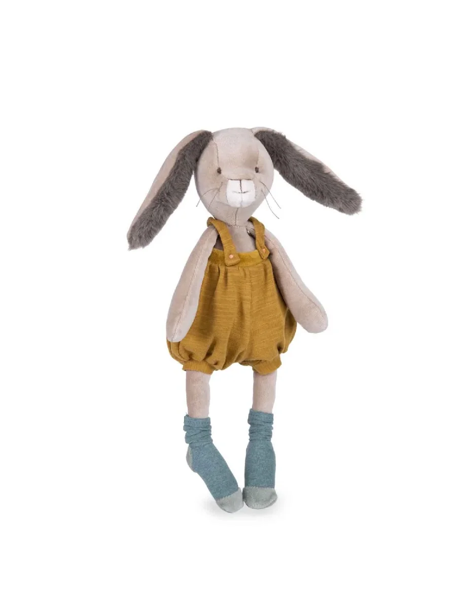 Peluche lapin - Ocre - Trois Petits Lapins - Moulin Roty - Boutique Maman & Bébé – Produits Essentiels au Quotidien - nounababy peluche lapin amp bébé produit