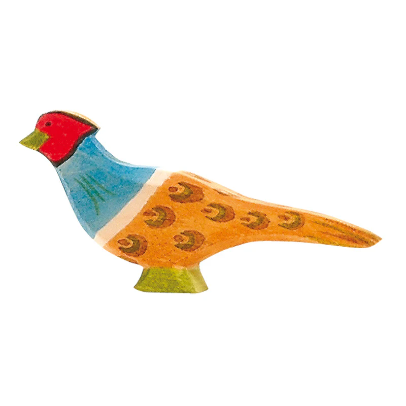 Ostheimer - Faisan en Bois||Ostheimer - Wooden Pheasant - Boutique Bébé en Ligne : Soins, Jouets et Articles Maison Ostheimer – Le Petit Cocon