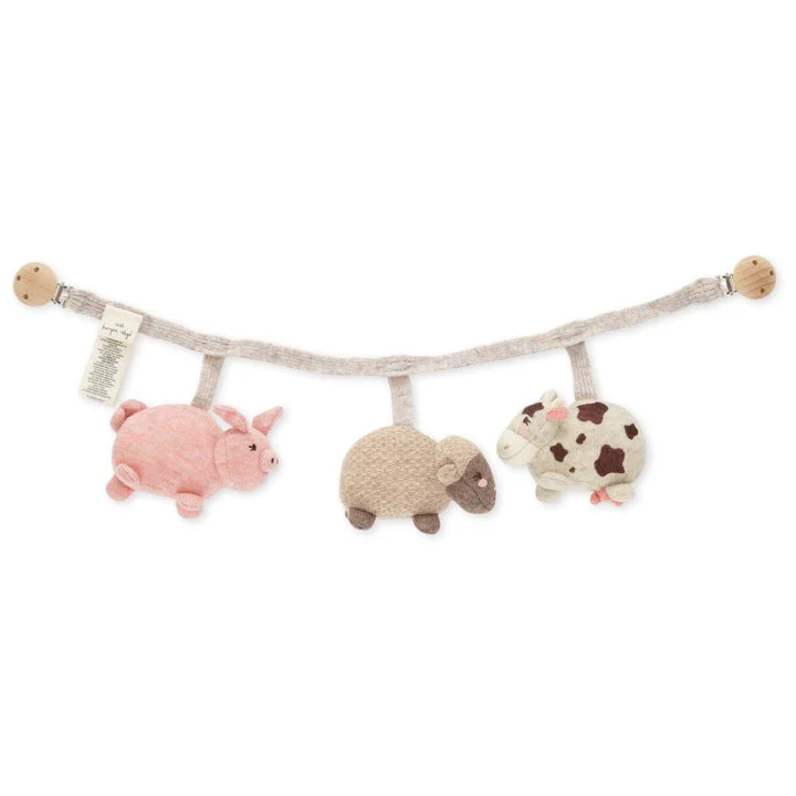 Konges Slojd - Chaîne pour Landau - Ferme||Konges Slojd - Pram Chain Armoire - Farm - Boutique Bébé en Ligne : Soins, Jouets et Articles Maison