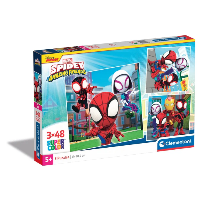 Marvel Spidey & His Amazing Friends - 3x48 pièces - HOMA E-shop mondial – Produits durables, modernes et accessibles partout