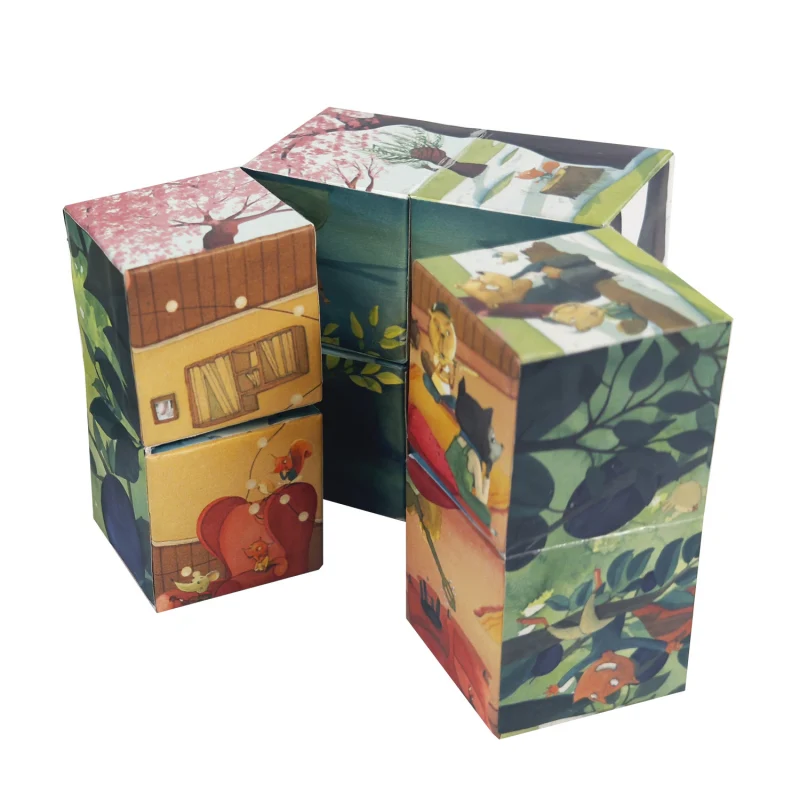 CASSE-TÊTE 8 CUBES ARTICULÉS Casse-tête "LES SAISONS" - Boutique Maman & Bébé – Produits Essentiels au Quotidien