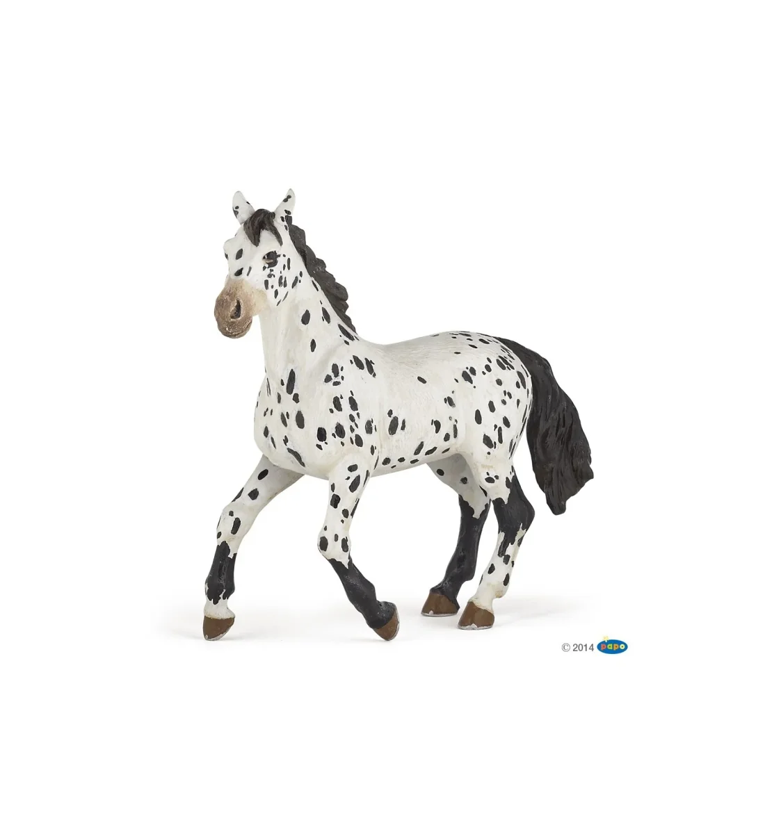 FIGURINE CHEVAL APPALOOSA NOIR - Boutique Maman & Bébé – Produits Essentiels au Quotidien - {'count': 1, 'name': 'lot'}