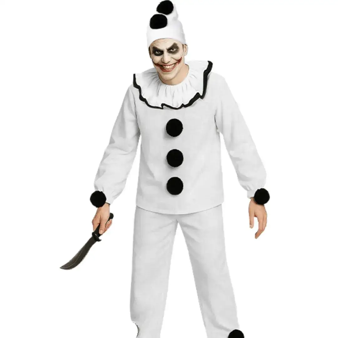 Costume Horreur Pierrot coeur Clown - Boutique Bébé en Ligne : Soins, Jouets et Articles Maison
