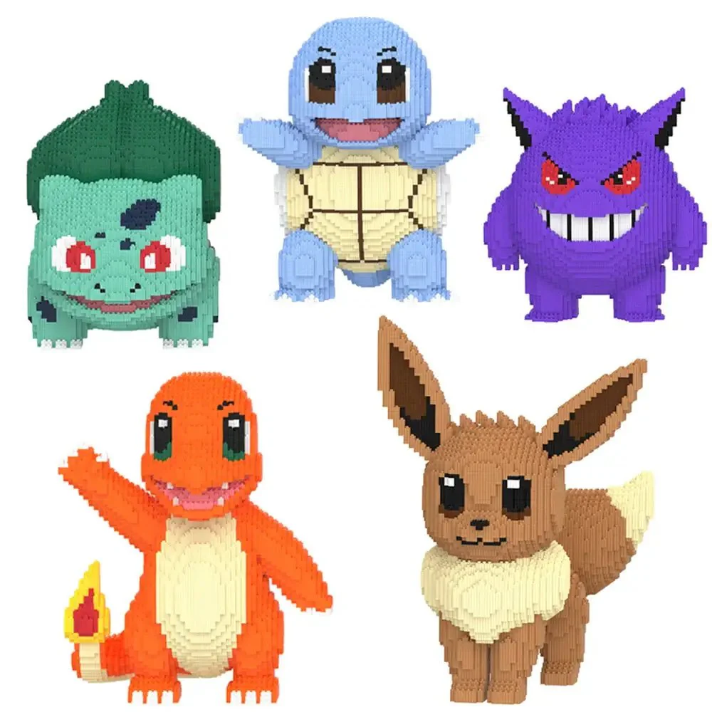 Figurine 3D Charmander Bulbizarre Pikachu - Boutique Bébé en Ligne Fluffy : Soins, Jouets et Articles Maison