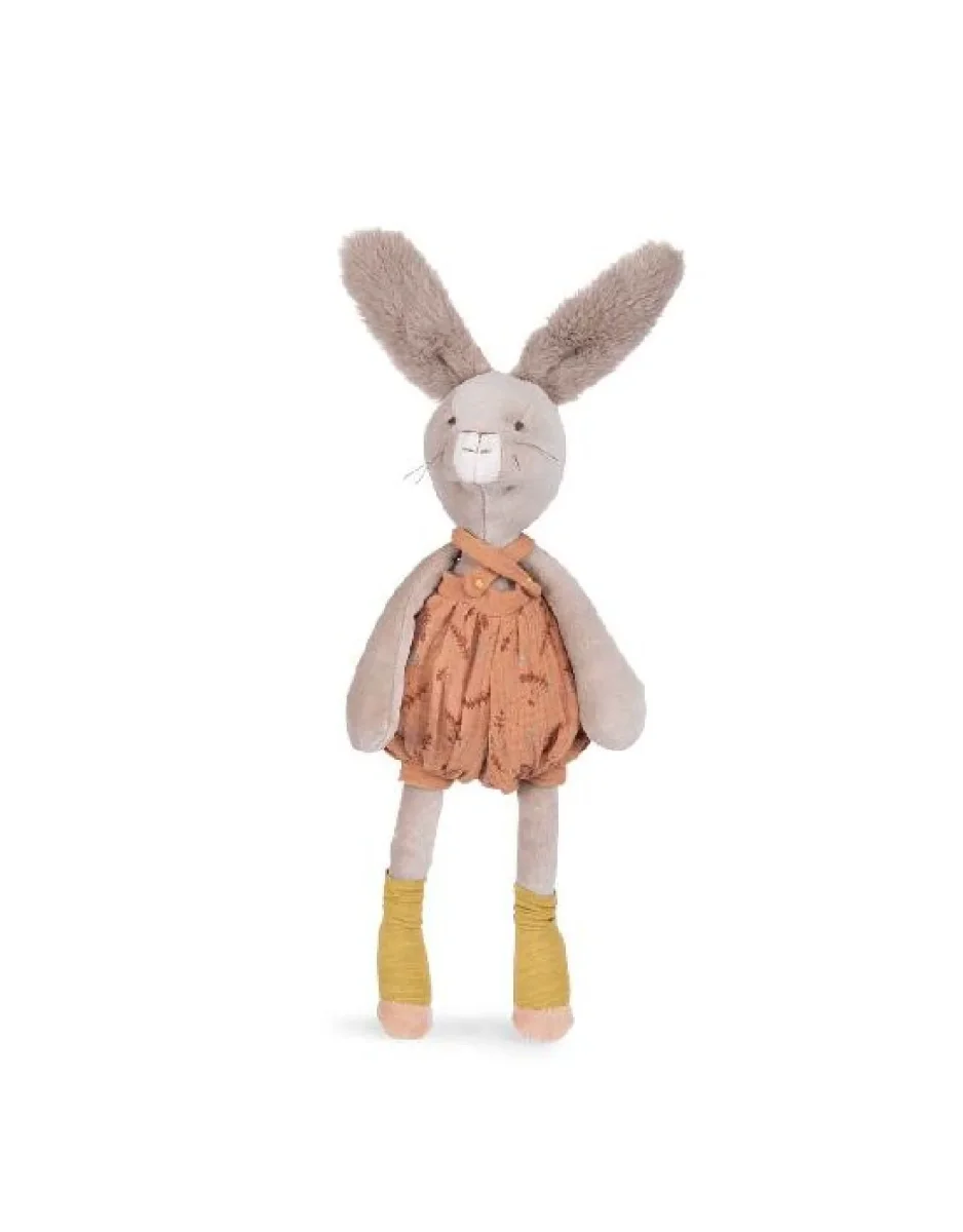 Peluche lapin - Argile - Bobine Trois Petits Lapins - Moulin Roty - Boutique Maman & Bébé – Produits Essentiels au Quotidien