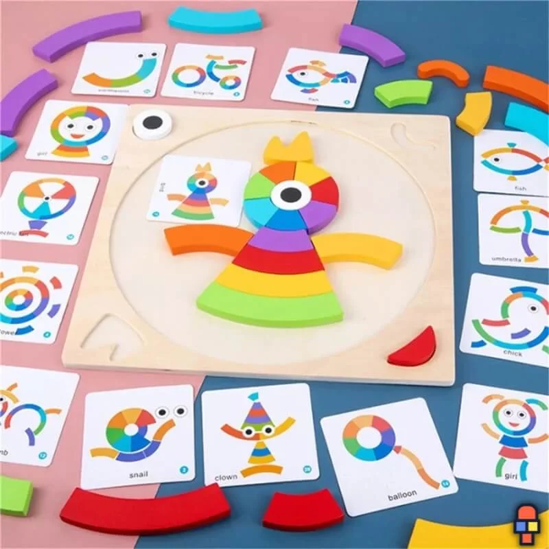 Jeu de construction en bois | Arcobois Magique - Boutique Bébé en Ligne : Soins, Jouets et Articles Maison - Construction maison