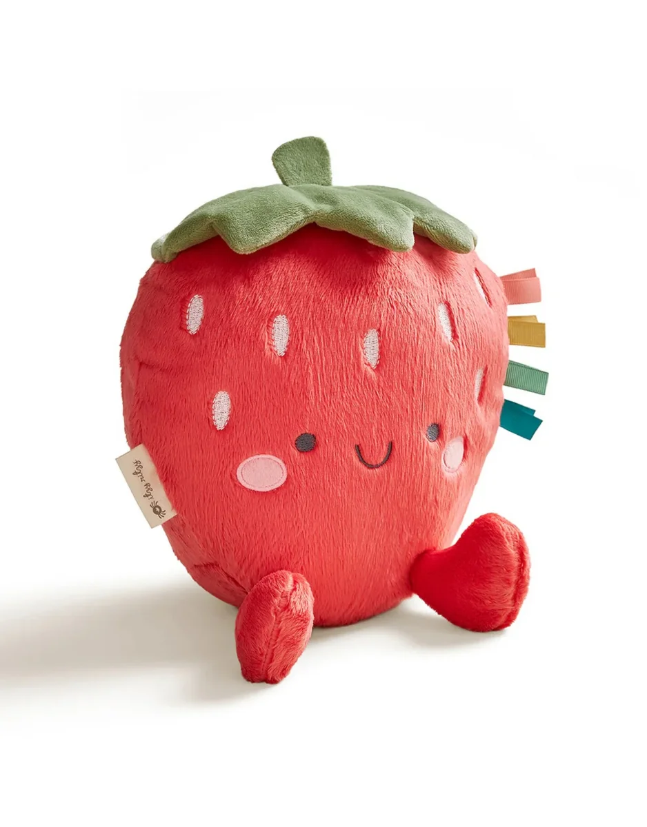 Peluche câline - Bonnie la Fraise - Sweetie Snuggles™ - Signature Itzy Ritzy - Boutique Maman & Bébé – Produits Essentiels au Quotidien