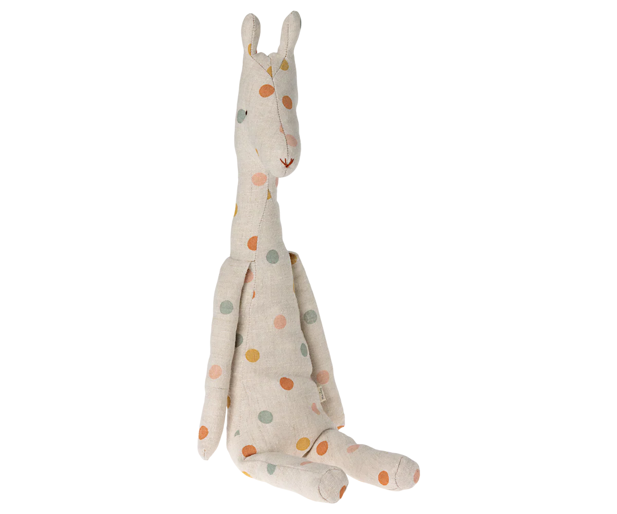 PELUCHE GIRAFE MOYENNE 'SAFARI FRIENDS" - Boutique Maman & Bébé – Produits Essentiels au Quotidien Girafe - Parc Animalier La Barben