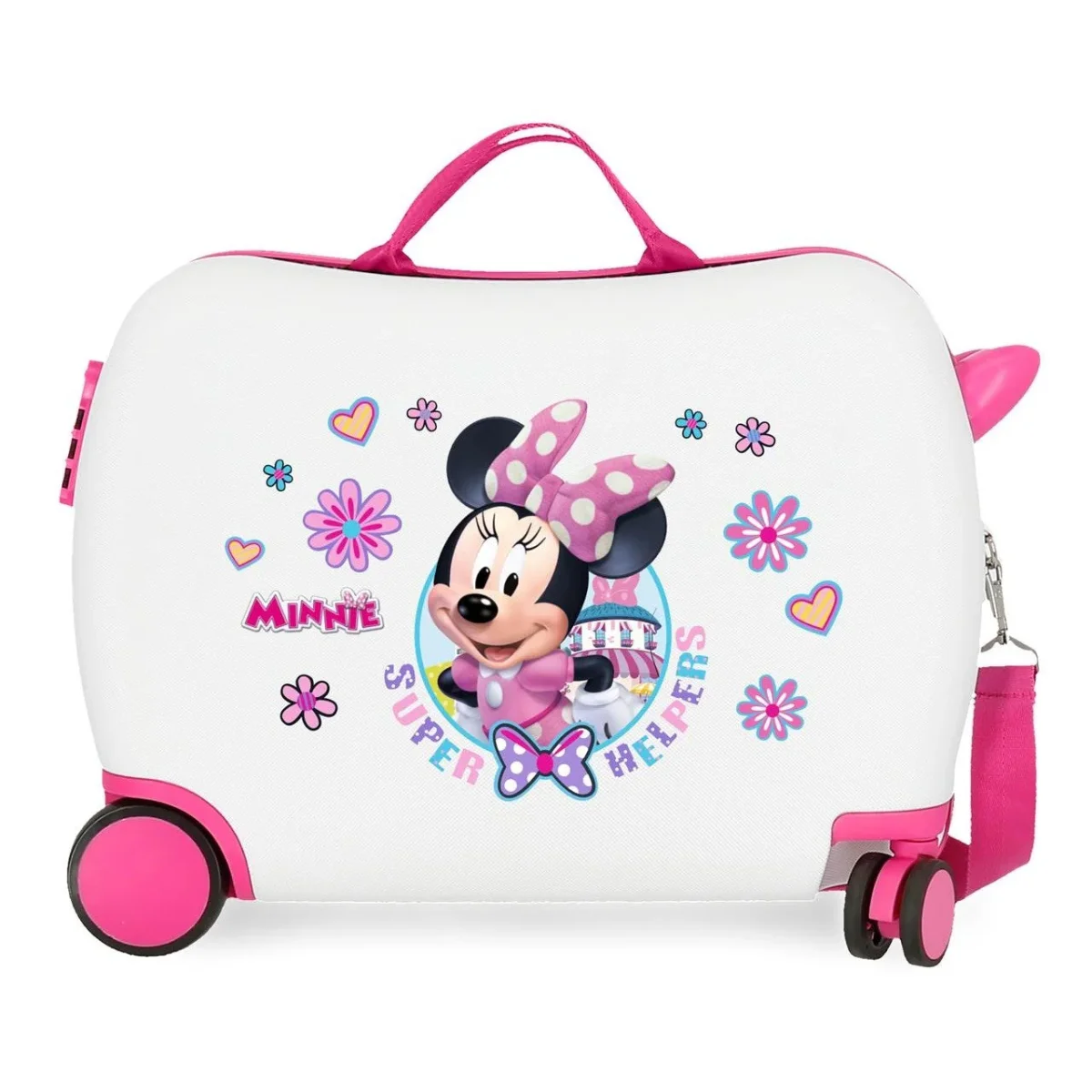 Correpasillos Minnie Super ruedas multidireccionales blanco Produits Outdoor Pensés Aventures Quotidien