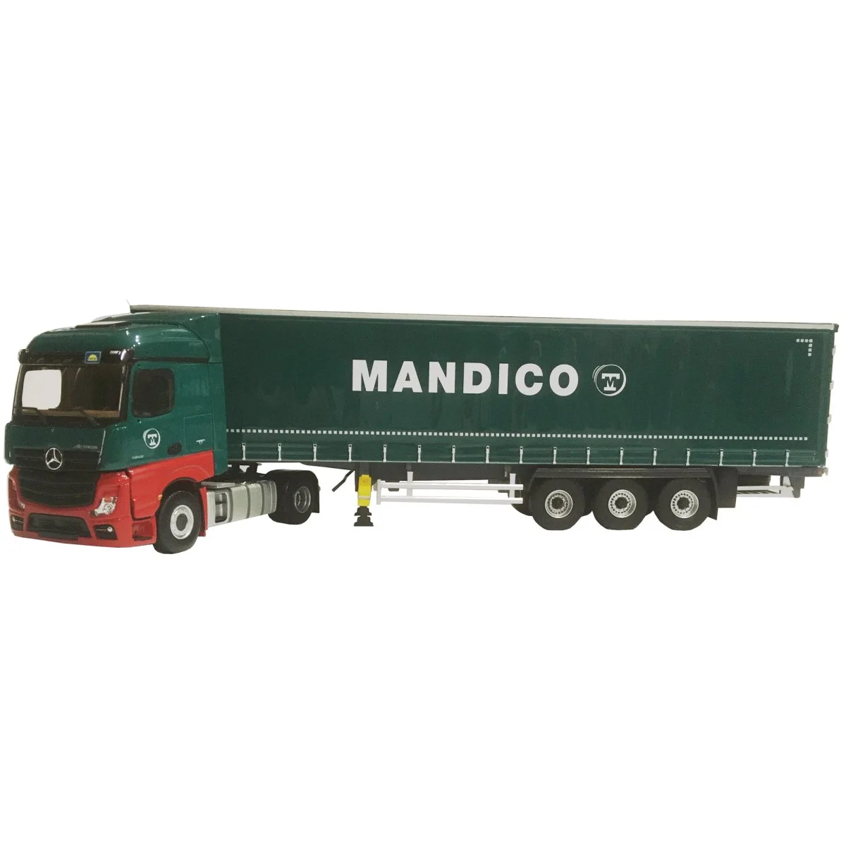Mercedes Actros 2 tracteur + remorque Tautliner Transports Mandico au 1/43ème Eligor - Accessoires Outdoor pour Plus de Liberté de Mouvement - {'count': 1, 'name': 'kit'}