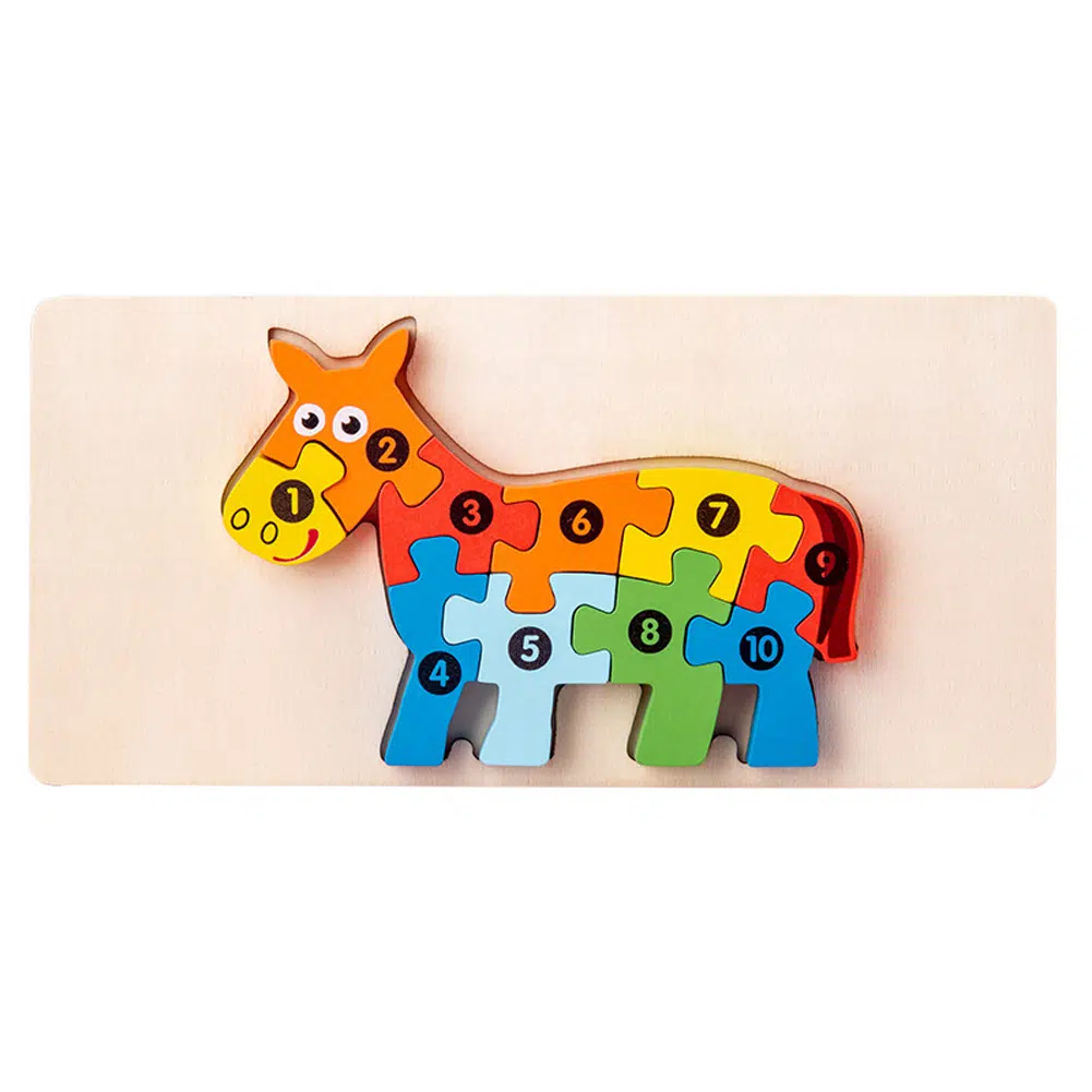 Jouet en bois Montessori âne - Saldi Filière Straordinari – Offerte Speciali Disponibili Adesso