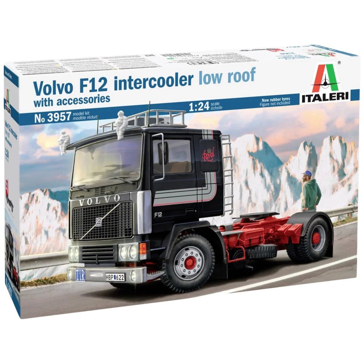 Maquette Volvo F12 Intercooler tracteur seul au 1/24 Italeri - Accessoires Outdoor pour Plus de TE-20 Liberté de Mouvement
