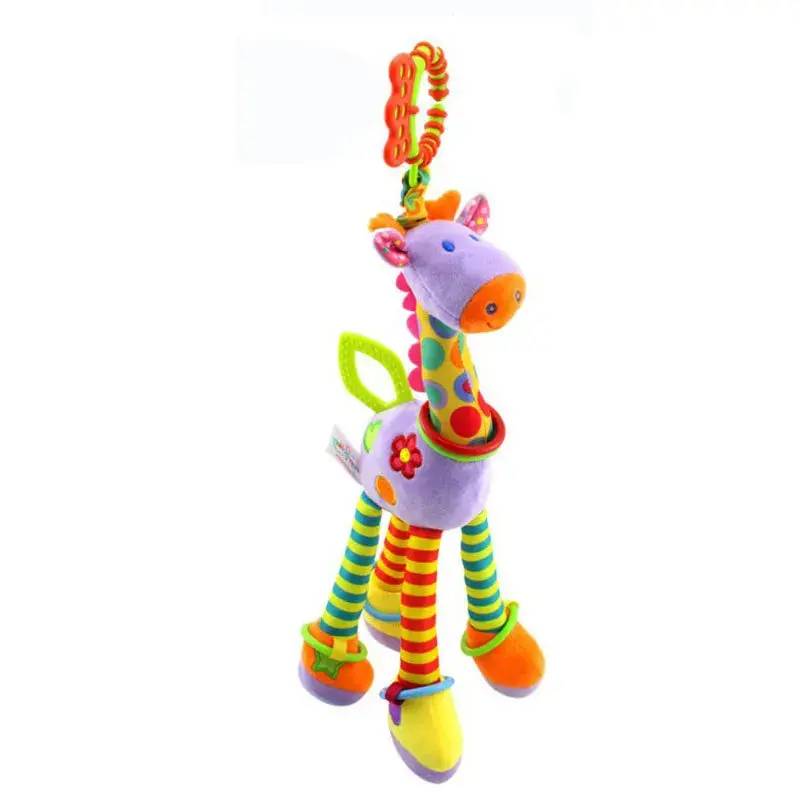 Hochet bébé - Girafe en peluche - Boutique mobile Bébé en Ligne : Soins, Jouets et Articles Maison