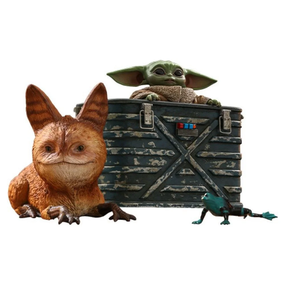 STAR WARS – Pack 3 Figurines 1/6 Grogu (The Mandalorian) - Éclairage de qualité avec frais de port offerts 3 produits en stock