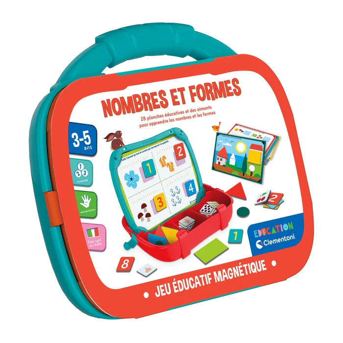 Mallette magnétique - Nombres et formes - E-shop mondial – Produits durables, modernes et Jouets accessibles partout