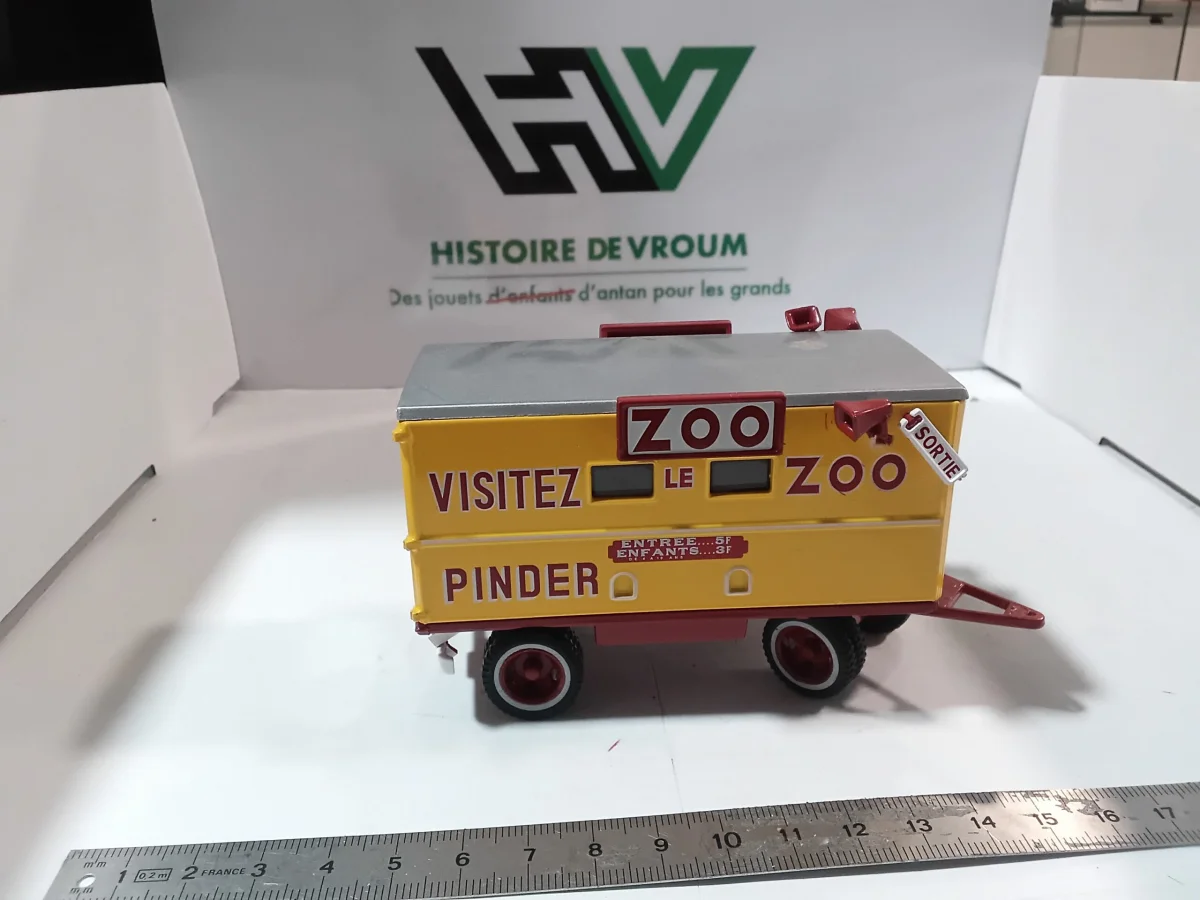Remorque Zoo – Cirque Pinder 1/43 Collection - Vins Rouges Harmonieux pour Chaque Occasion - {'count': 1, 'name': 'Chalon'}