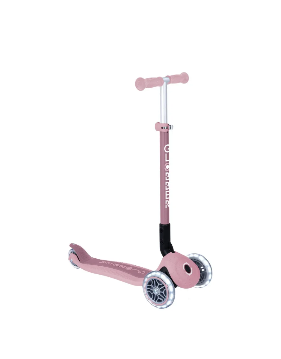 Trottinette pliable à 3 roues lumineuses Ecologic - Junior 2 à 6 ans - Baie - Globber - Boutique Maman & Bébé – Produits Essentiels au Quotidien Bebeboutik - Trottinette enfant - AIYAPLAY - patinette scooter 6-12 ans  grandes roues Ø 30 cm frein béquille - acier - vert