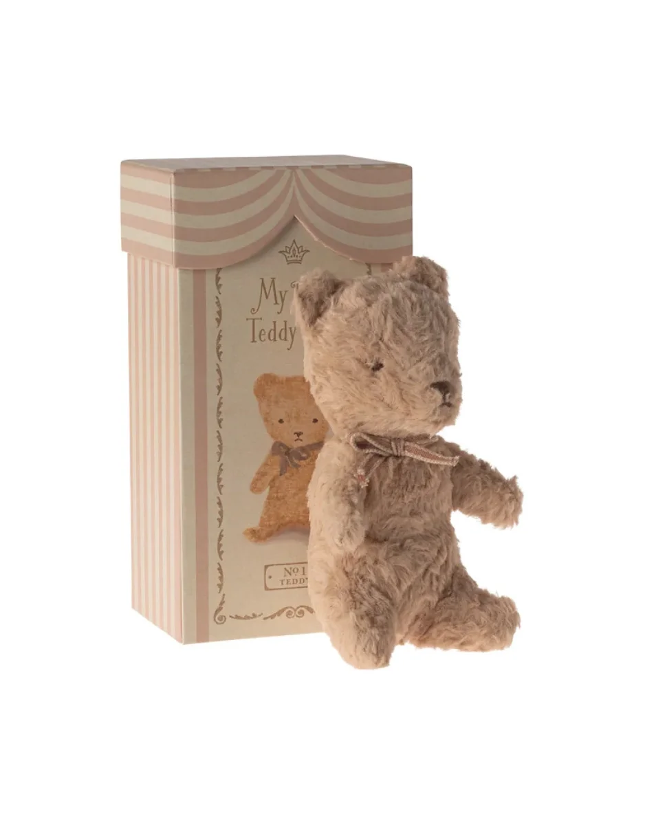 Peluche ourson Rose poudré Maileg Boutique Maman Bébé Produits Essentiels Quotidien