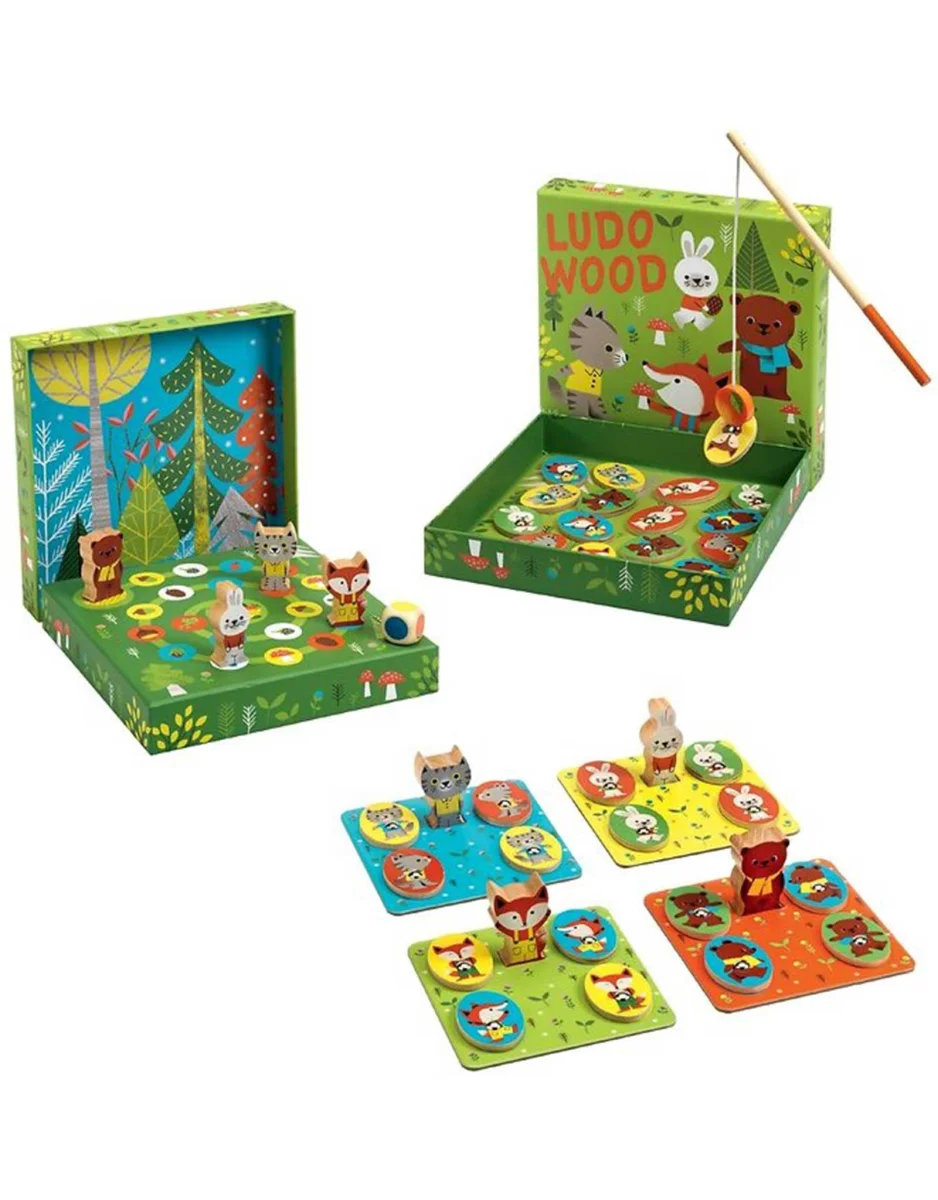 Jeu - Ludo Wood - Djeco - Boutique Maman & Bébé – Produits Essentiels au Quotidien - {'count': 1, 'name': 'sonore'}