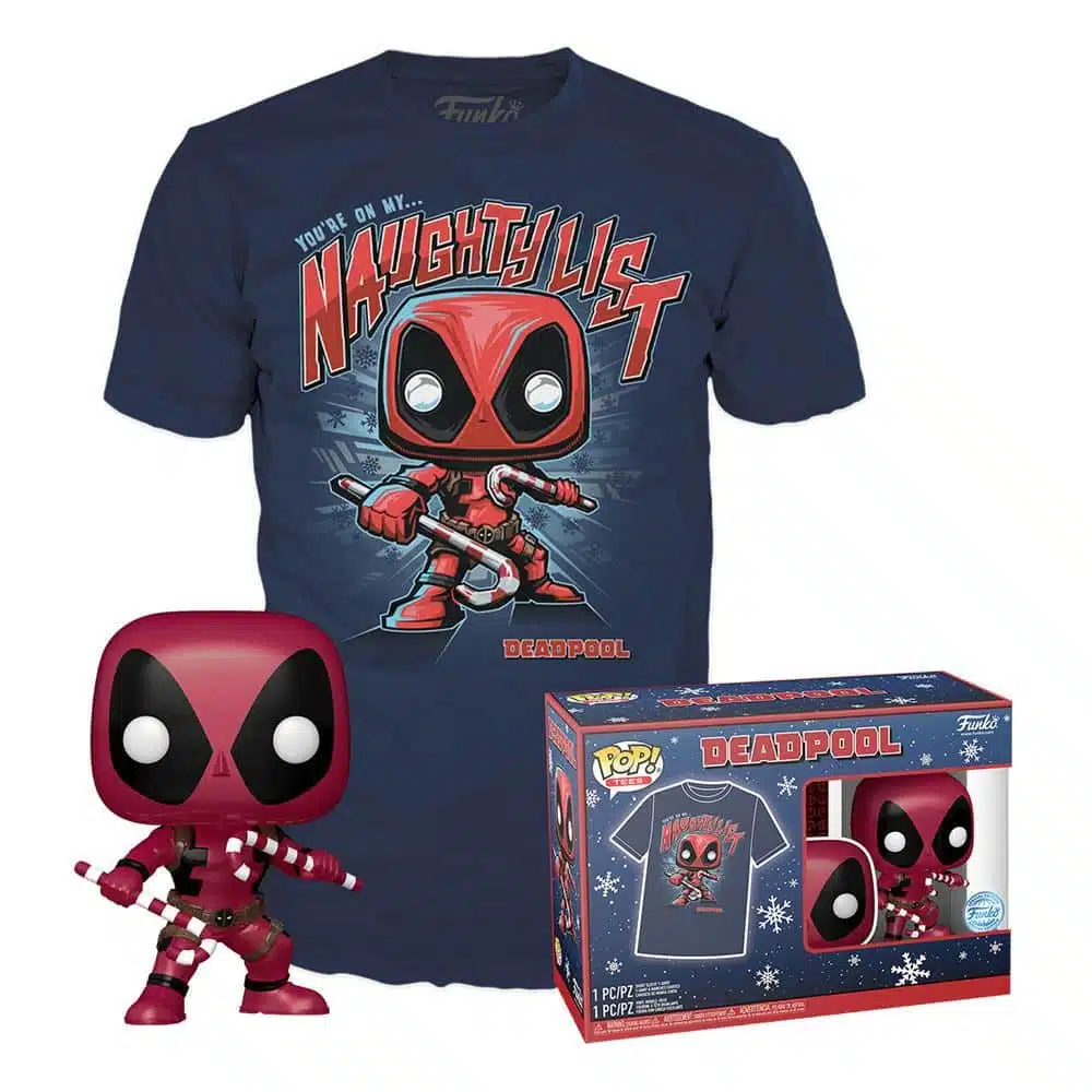 Marvel POP! & Tee set figurine et T-Shirt Deadpool HLD Taille S - Saldi Straordinari – Offerte Speciali Disponibili Adesso - He man
