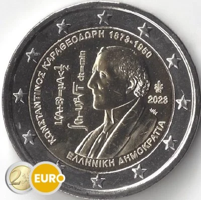 2 euros Grèce 2023 – Constantin Carathéodory UNC - Vins Rouges Harmonieux pour Chaque Occasion - {'count': 1, 'name': '1er'}