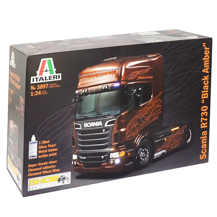 Maquette Scania R730 Black Amber tracteur Italeri Accessoires Outdoor Liberté Mouvement