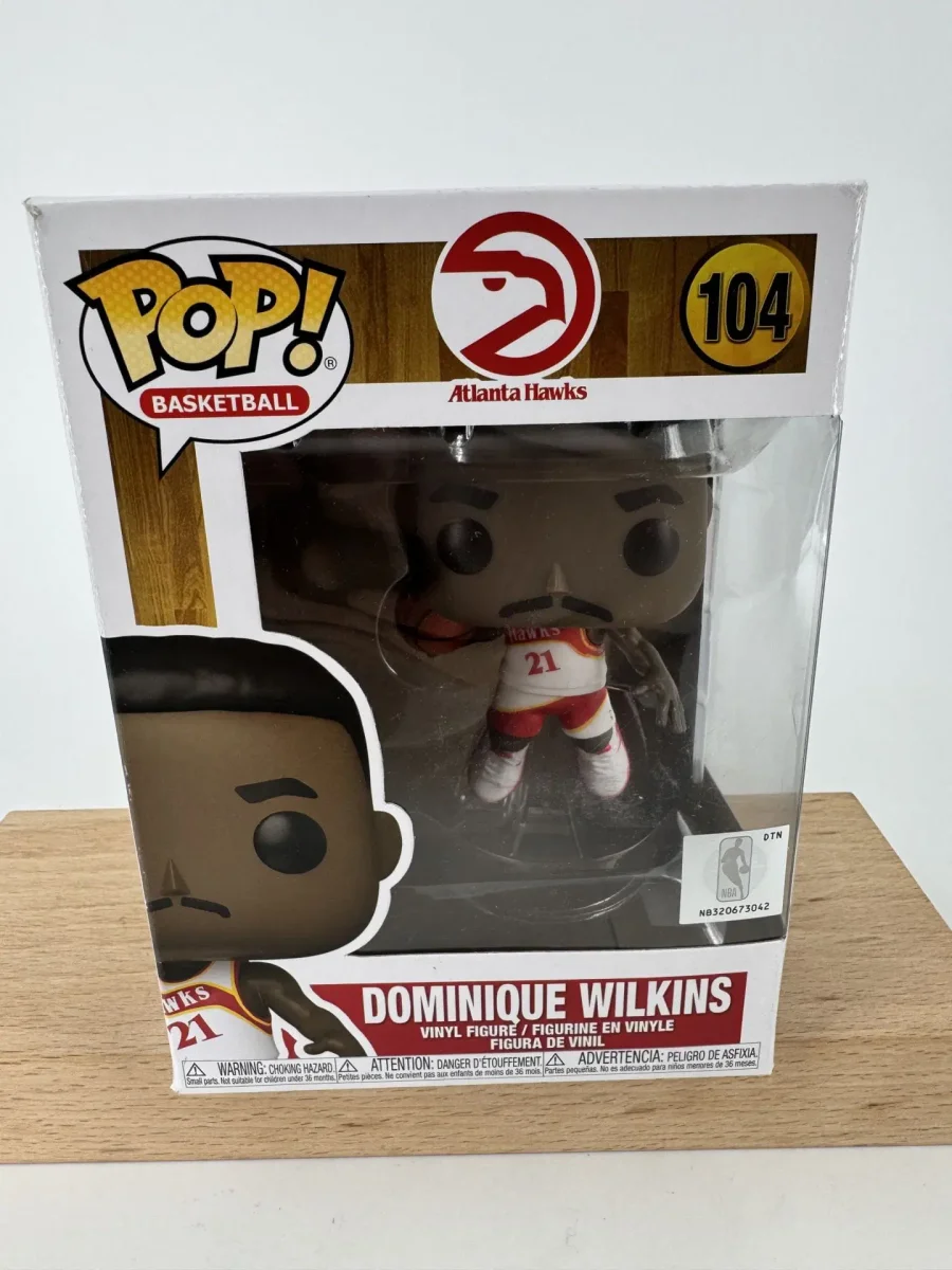 Dominique Wilkins James – Figurine Funko Pop Basketball 104 – Atlanta Hawks – NBA - Saldi Straordinari – Offerte Speciali Disponibili Adesso