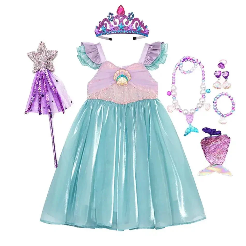 Costume Robe Disney Petite Sirène Boutique Bébé Ligne Soins Jouets Articles Maison