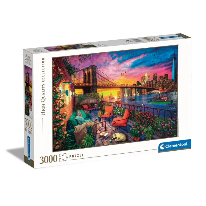 Manhattan Balcony Sunset - 3000 pièces - E-shop mondial – Produits durables, modernes et accessibles partout - Figurine