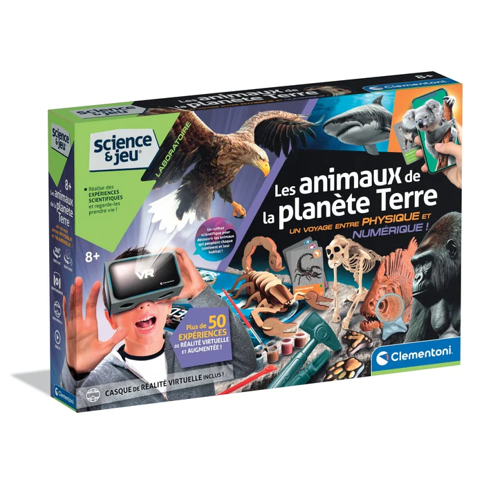 animaux planète Terre Réalité Virtuelle E-shop mondial Produits durables modernes accessibles