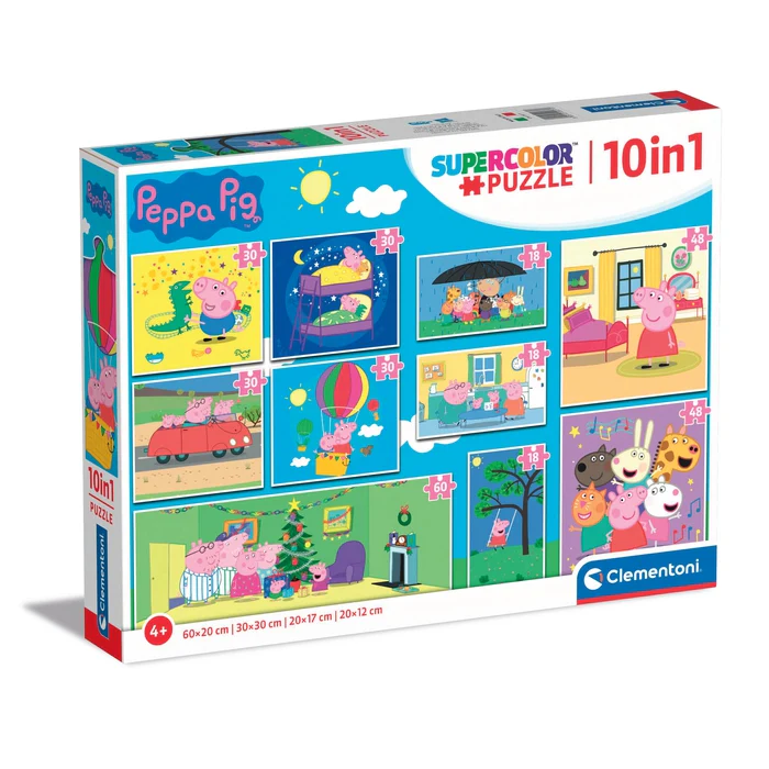 Peppa Pig - 1x60 + 2x48 + 4x30 + 3x18 pièces - E-shop mondial – Produits durables, modernes et accessibles partout - {'count': 1, 'name': 'Bricolage'}