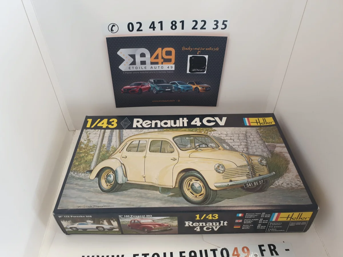 Maquette Renault 4 CV Heller 1/43 - Vins Rouges Harmonieux pour Chaque Occasion - Citroen zx