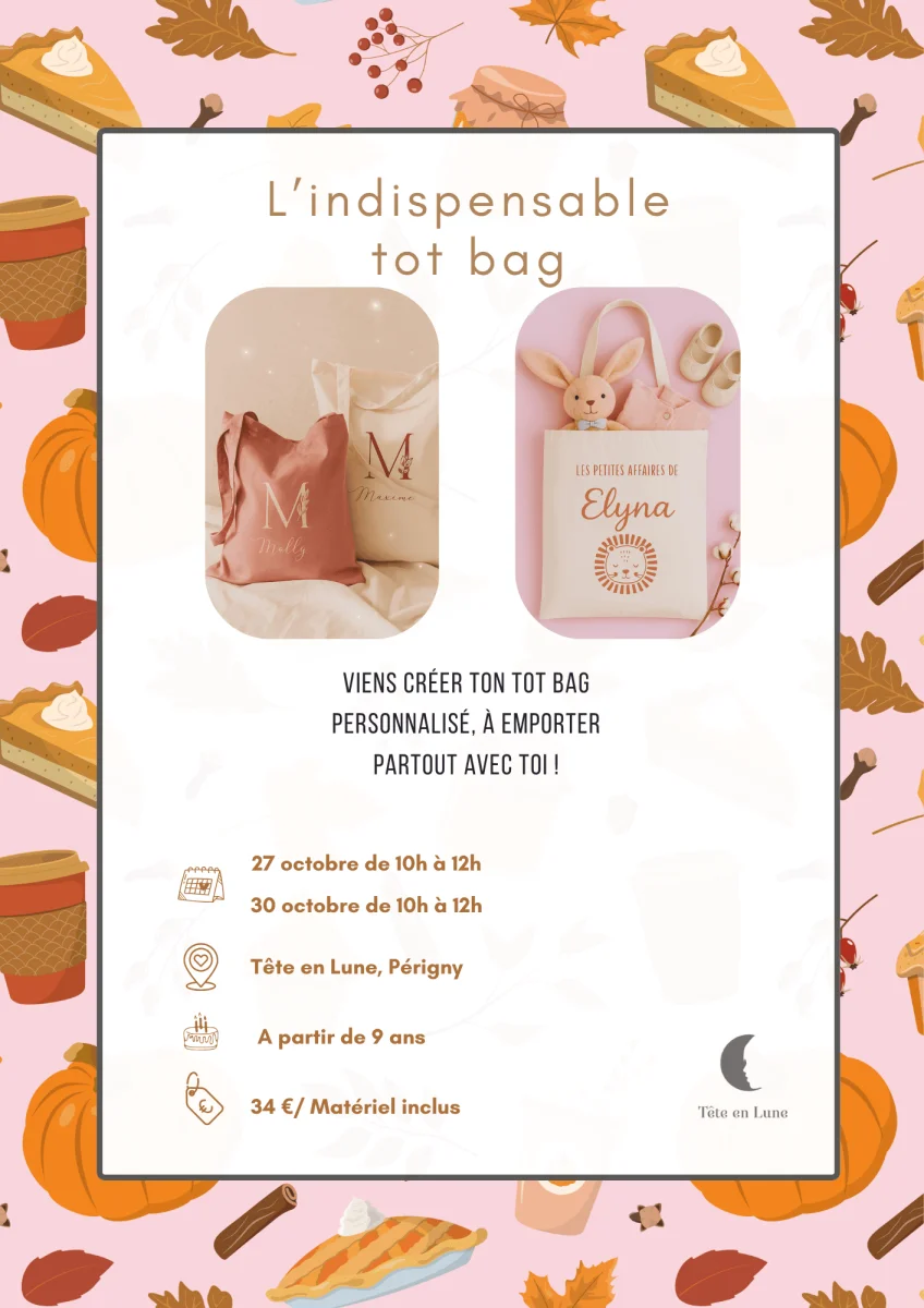 Stage couture enfants, l’indispensable Tot Bag - Vins Rouges Harmonieux pour Chaque Occasion Les stages à thème – L'atelier d'Emilie