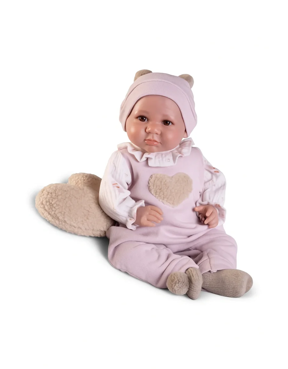 Poupée Luca cm Bébé poids réaliste coussin coeur Antonio Juan Boutique Maman Bébé Produits Essentiels Quotidien