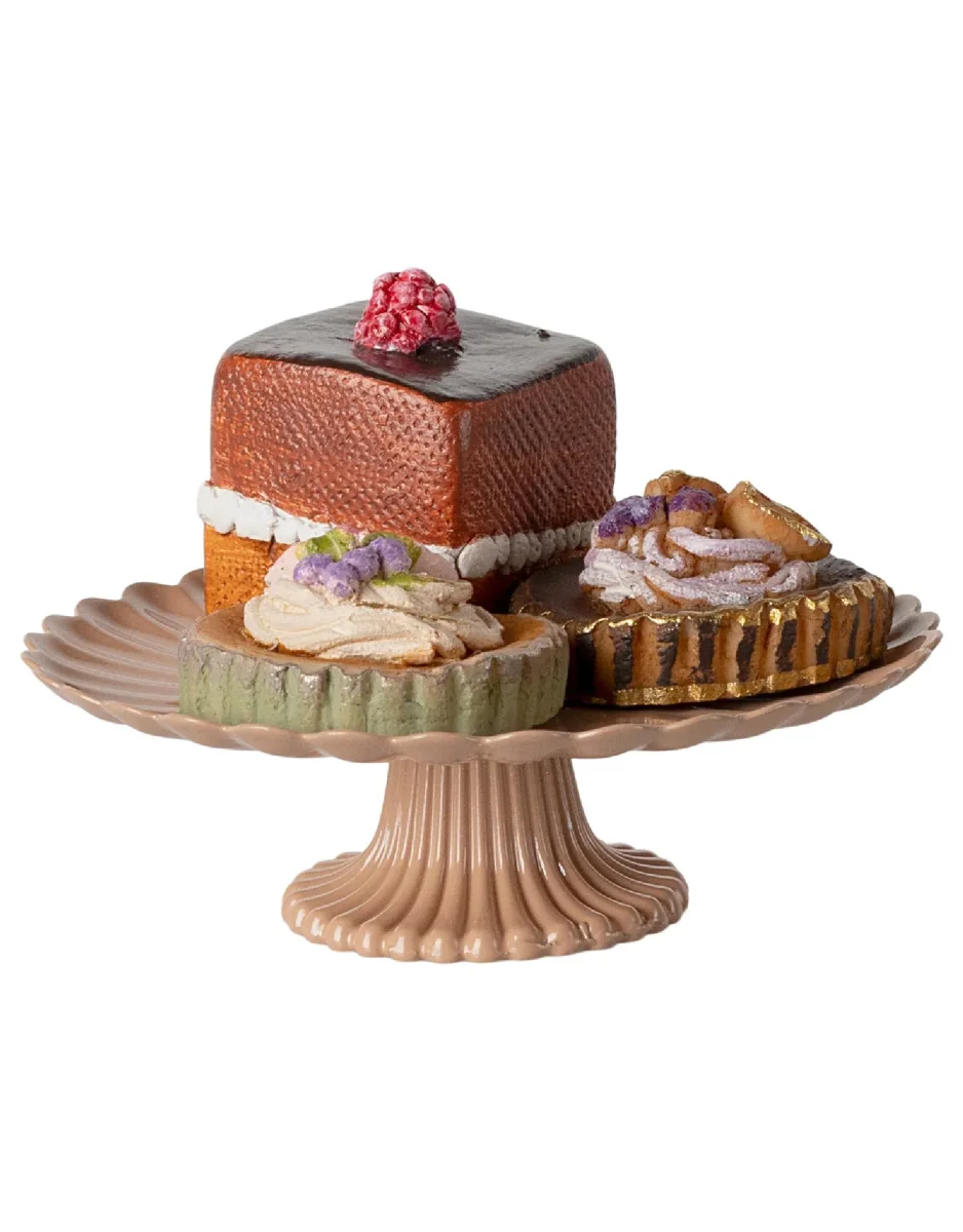 Ensemble de petits gâteaux et son présentoir - Set Maileg - Boutique Maman & Bébé – Produits Essentiels au Quotidien