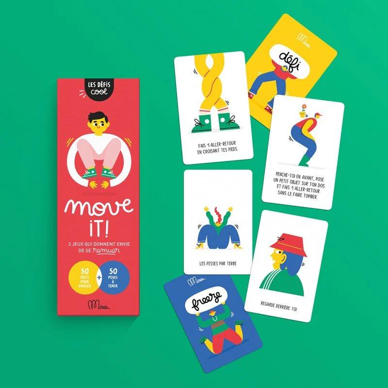 MOVE IT ! - 2 jeux qui donnent envie de se remuer - Boutique Bébé en Ligne : Soins, Jouets et Articles Maison Montessori pen un jeu par jour | jouets educatifs | jouéclub