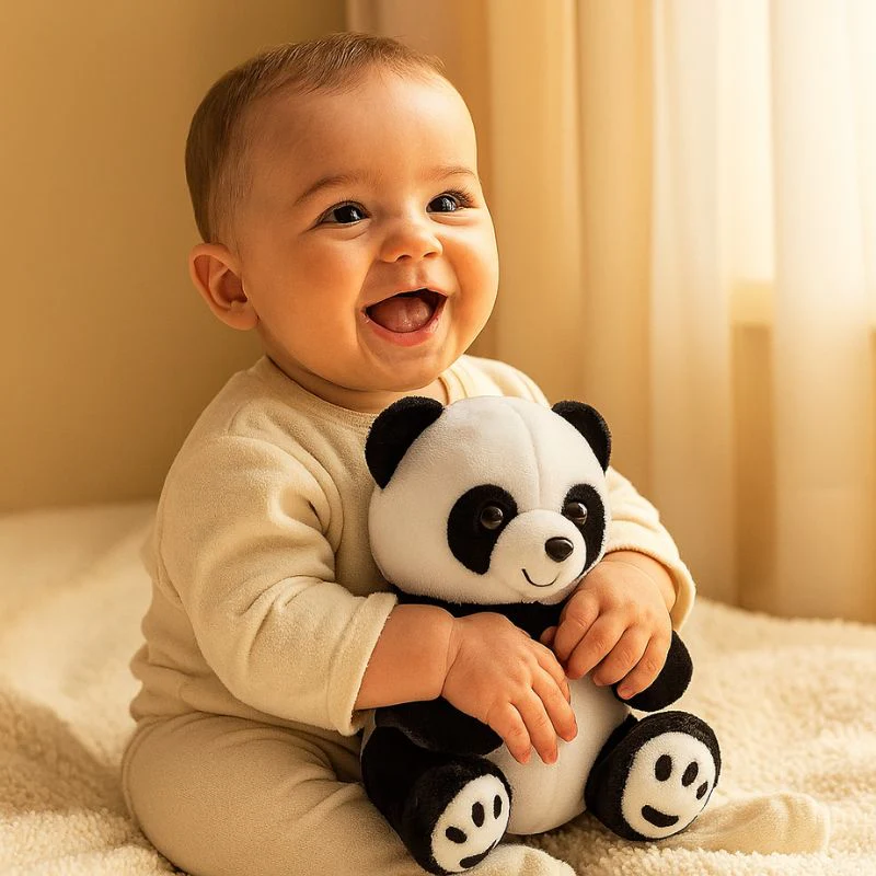 Peluche panda Blanc - Boutique Maman & Bébé – Produits Essentiels au Quotidien
