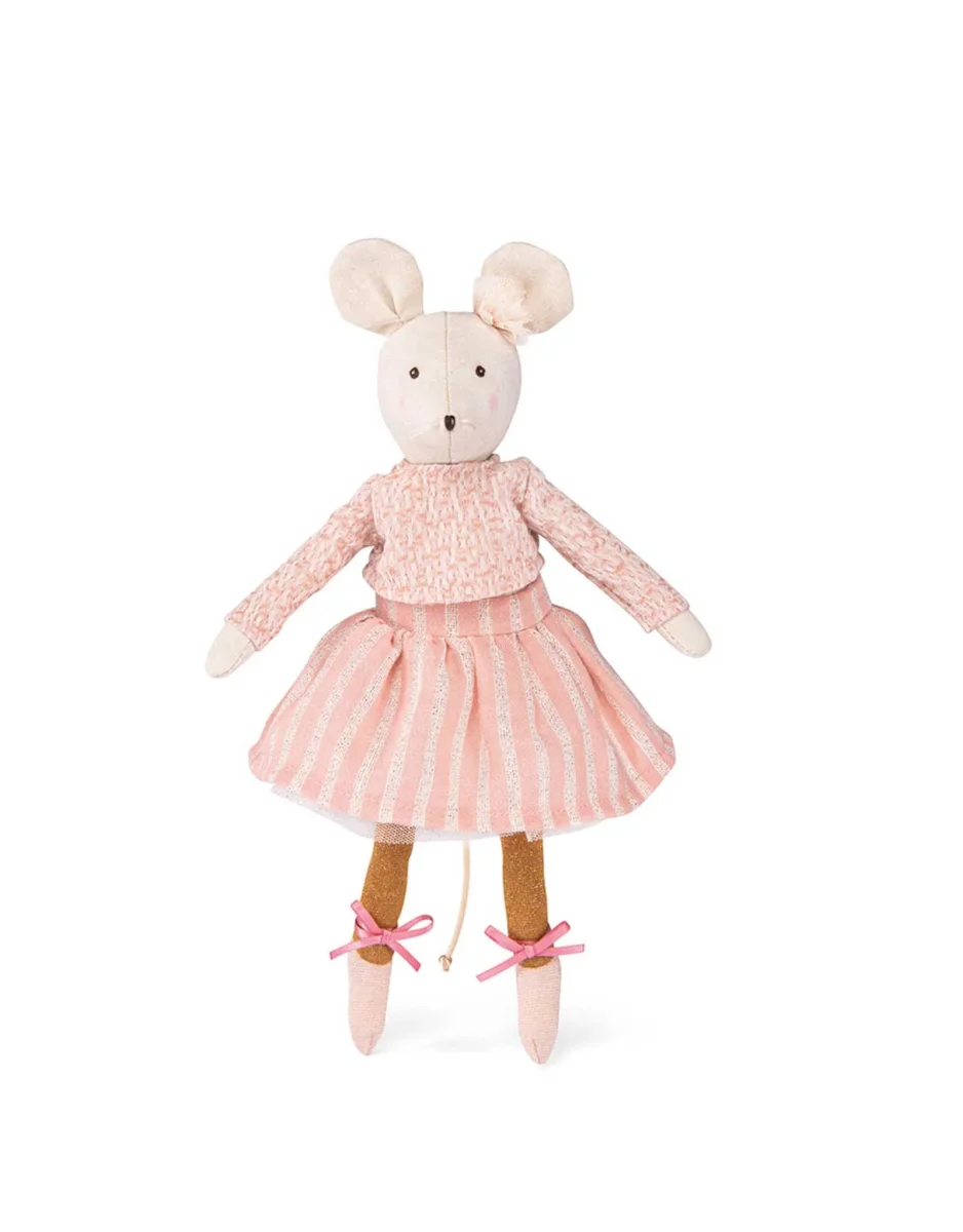 Poupée - Souris Anna - La petite école de danse - Moulin Roty - Boutique Maman & Bébé – Produits Essentiels au Quotidien - {'count': 1, 'name': 'Danseuse'}